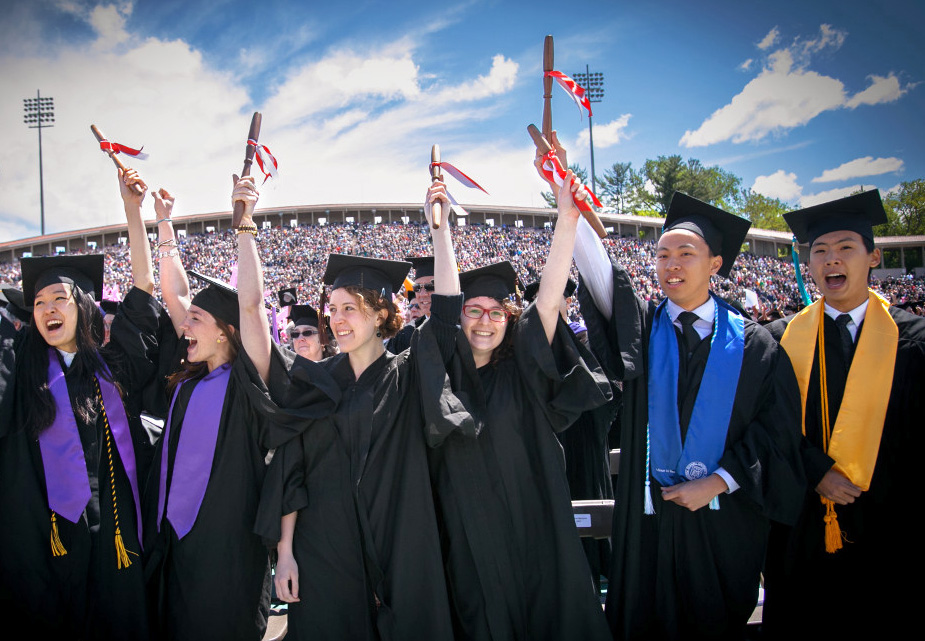 Graduating Seniors at Cornell Commencement 2013