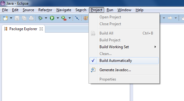 Do not build automatically